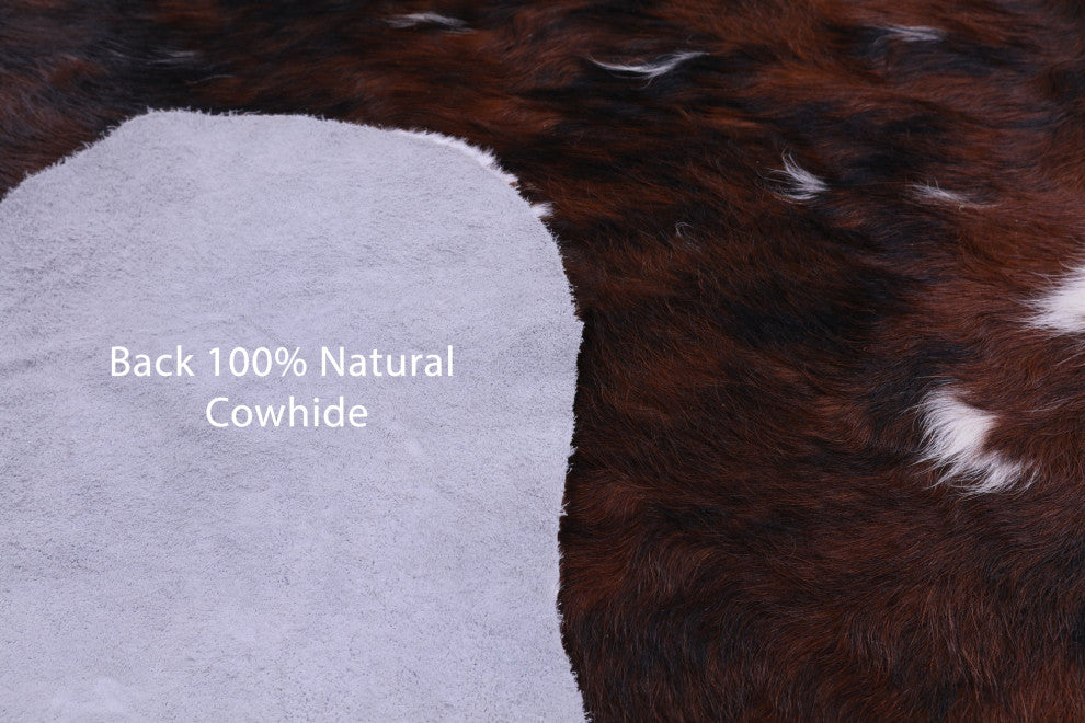 Organic Natural Hair-On Cowhide Area Rug 7' 3" X 7' 1" C1718
