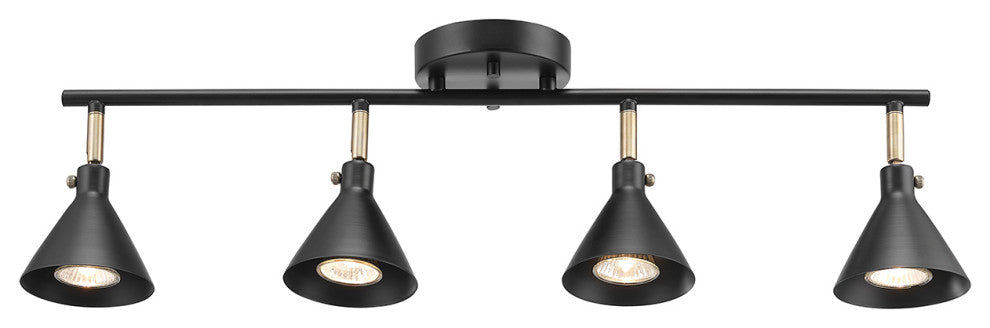 Jonas 1-Light Matte Black Flush Mount Ceiling Light with Beige Linen Shade