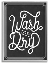 Stupell Industries Wash and Dry Typography, 11 x 14