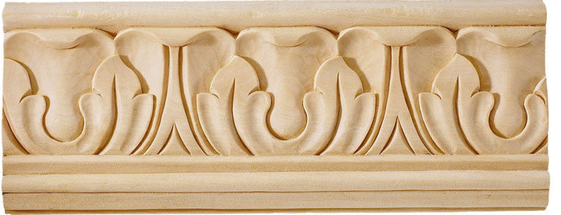 Wayland Hand-Carved Frieze, Bass Wood