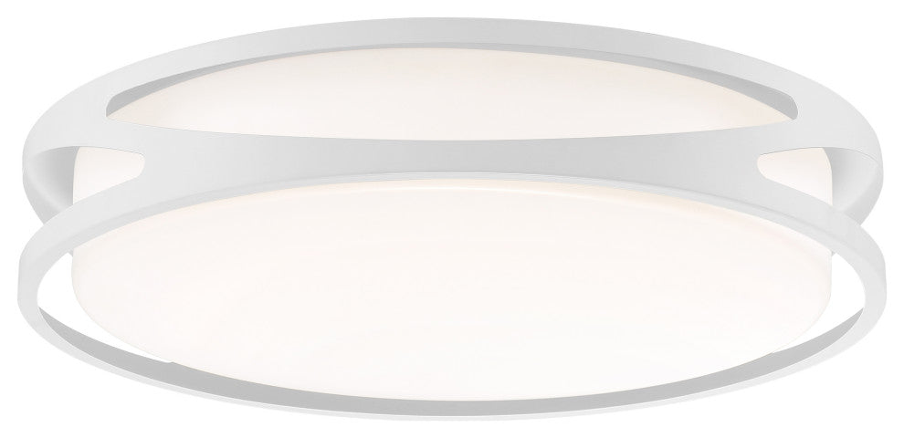 Access Lighting 49992LEDD/ACR Lucia 22"W LED Flush Mount Drum - White