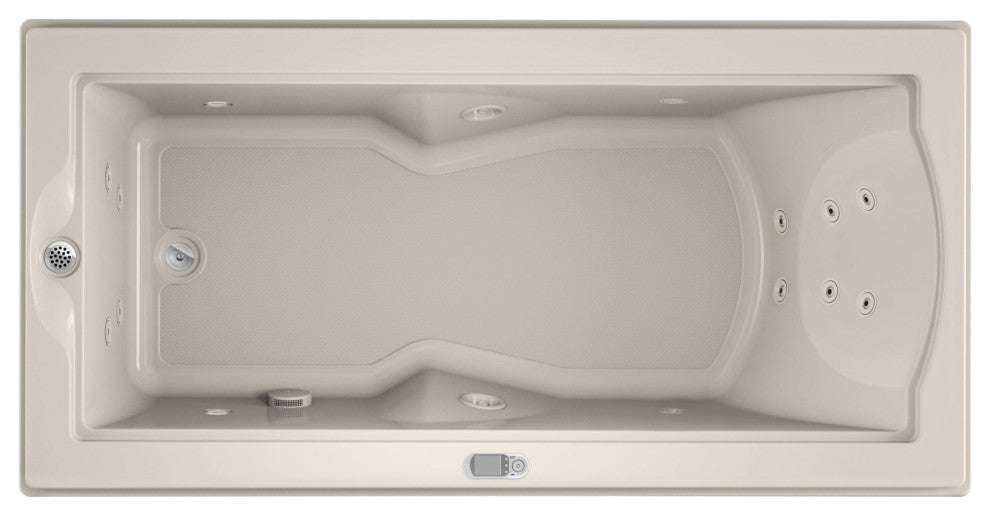 Jacuzzi FUZ7236 WLR 5CW 72" x 36" Fuzion Drop In Luxury Whirlpool - White