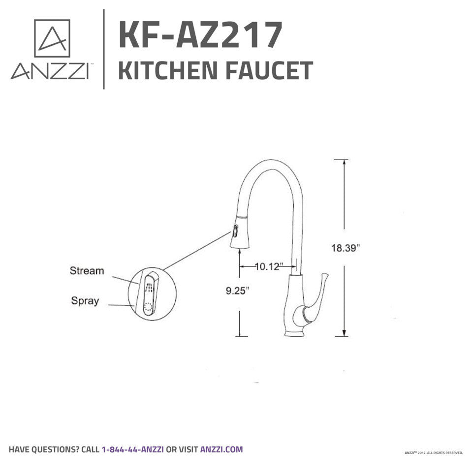 Meadow Single Handle Pull-Out Sprayer Kitchen Faucet, Brushed Nickel