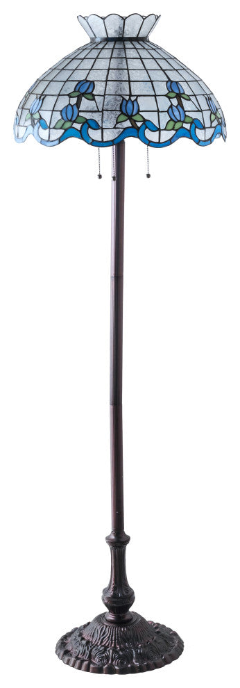 62 High Roseborder Floor Lamp