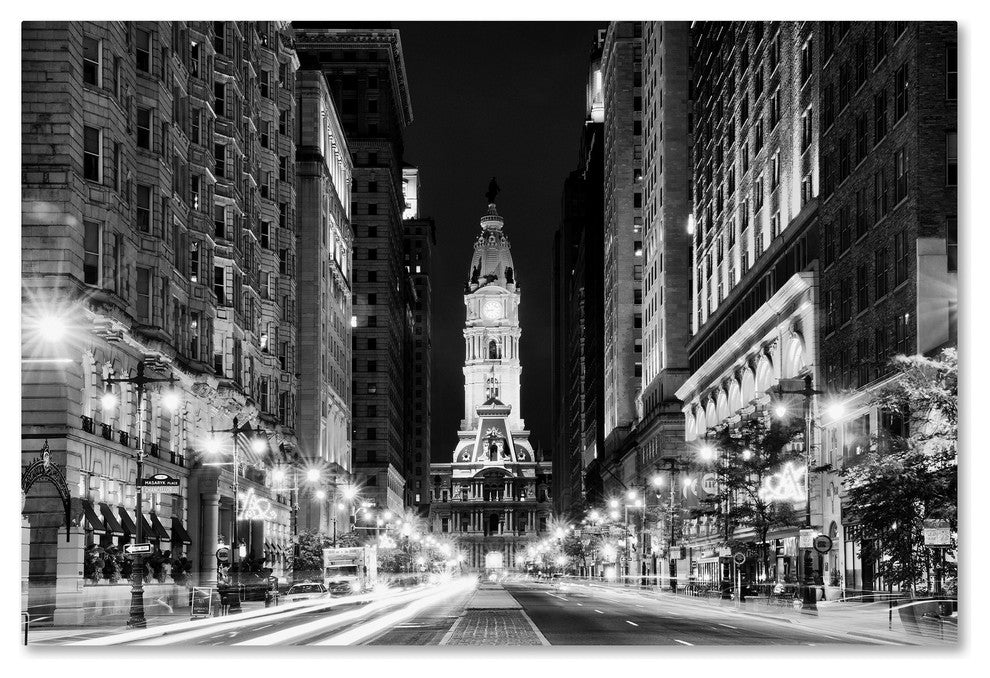 Philippe Hugonnard ''City Hall Philadelphia'' Canvas Art, 16x24