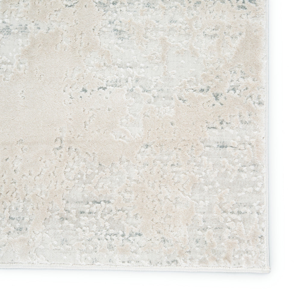 Jaipur Living Orianna Abstract Ivory/ Silver Area Rug 3'11"X5'11"