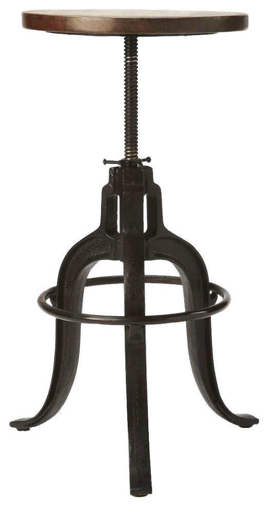 Early Industrial Revolving Bar Stool