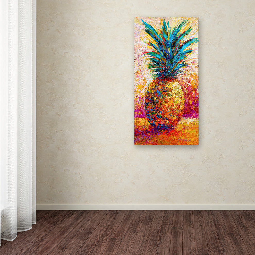 Marion Rose 'Pineapple Expression' Canvas Art, 32 x 16