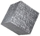 Uttermost Jessamine Silver Wall Cube
