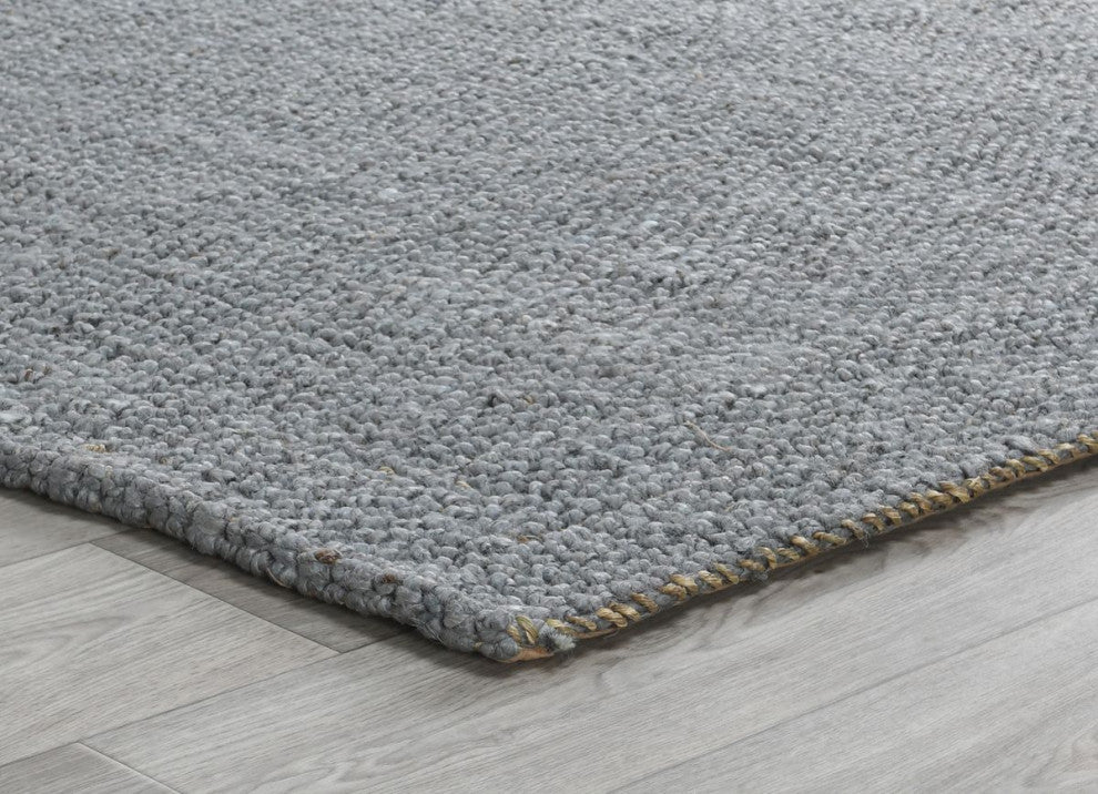 Classic Home Chunky Loop Blue Charcoal 5x8 Rug