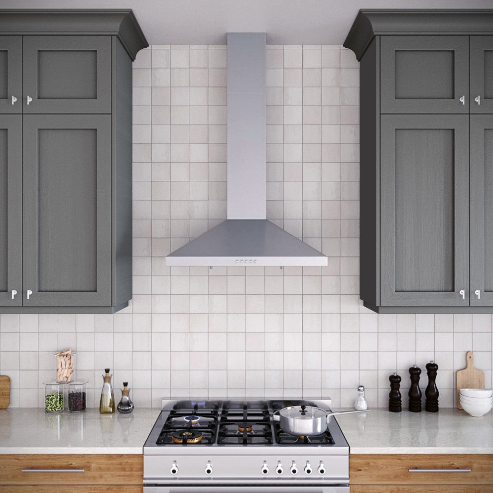 Streamline 30" Galvani Ducted Wall Mount Range Hood, Stainless Steel