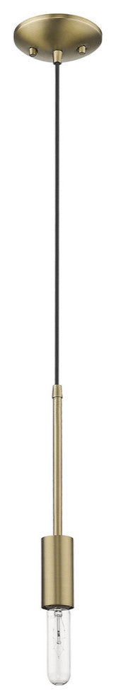 Dull Gold Mini Pendant Hanging Light