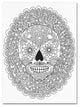 Hello Angel 'Candy Skull' Canvas Art, 19x14
