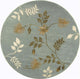 Safavieh Soho soh313a Floral Rug, Light Blue, 8'0"x8'0" Round