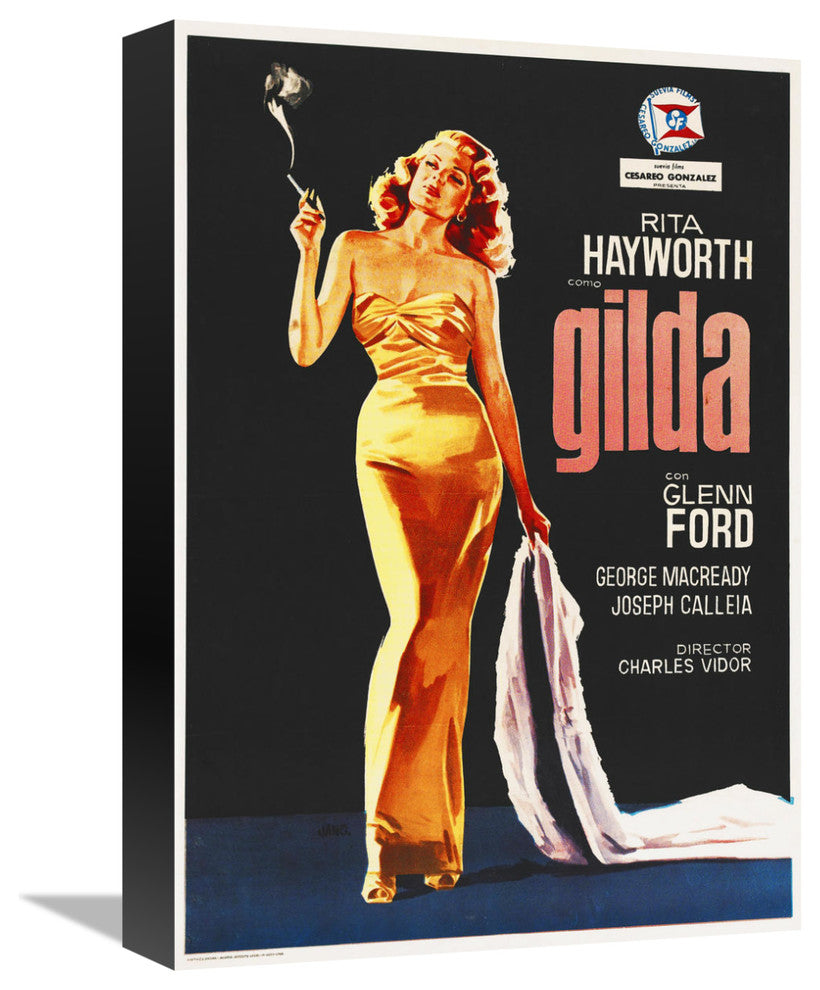 "Gilda" Stretched Canvas Giclee by Hollywood Photo Archive, 11x16"
