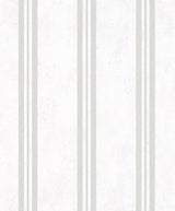 Textured Wallpaper, Vertical Stripes, Glitter, Beige Cream Gray Silver, 1 Roll