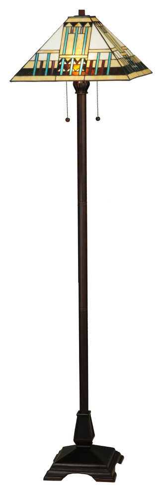 62" H Prairie Peaks Floor Lamp