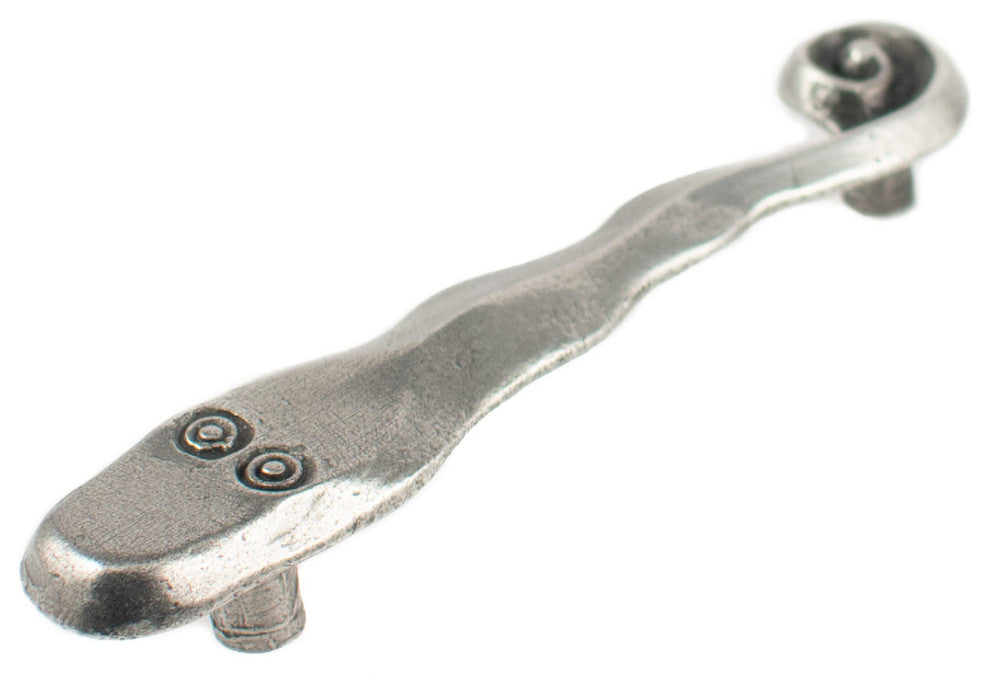 Gator Pewter Cabinet Hardware Pull Hawk Hill Hardware, Polished Pewter