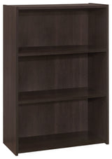 Bookshelf, Bookcase, 4 Tier, 36"H, Office, Bedroom, Laminate, Brown