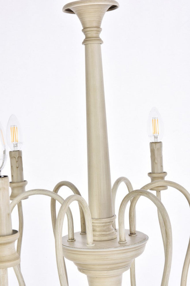 Fiona 6-Light Pendant, Weathered Dove