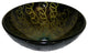 Legion Furniture Abstract Loops Tempered Glass Vessel Sink