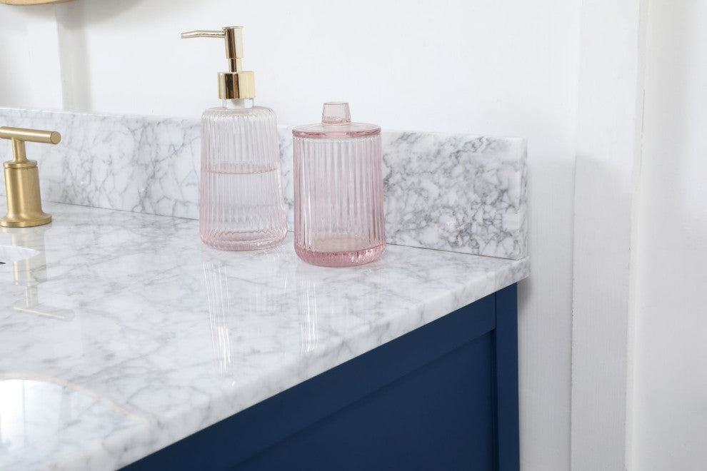 Home Living 22" Farmhouse Blue-Light Bathroom Vanity