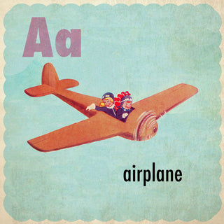 "Airplane" Painting Print on Canvas by Curtis