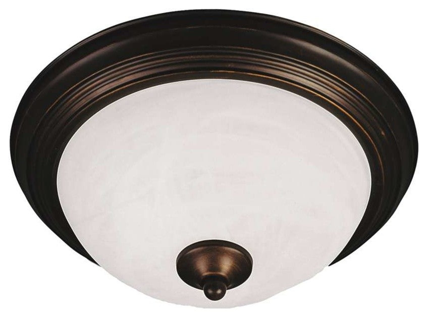 Maxim Lighting 2-Light Flush Mount in Oil Rubbed Bronze - 5841MROI