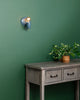 Ovalesque Wall Sconce, Midnight Sky, Polished Brass