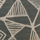 Plutus Gray Sketch Abstract Luxury Throw Pillow, 16"x16"