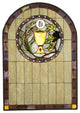 Meyda Lighting 51129 22"W X 32"H Sacrament Stained Glass Window