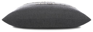 Micro Fringe Carbon Indoor/Outdoor Performance Pillow, 20"x20