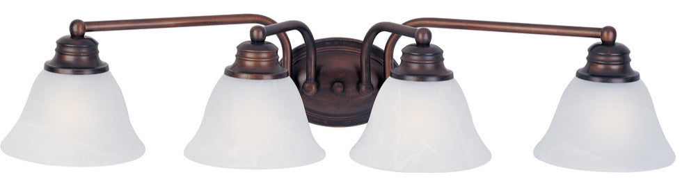 Malaga 4-Light Bath Vanity Sconce, Oil Rubbed Bronze, Marble