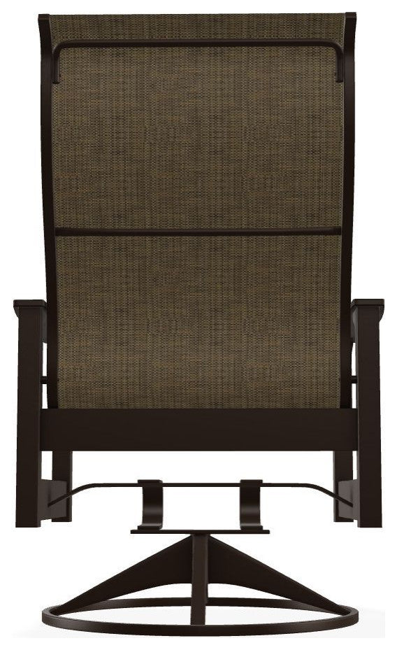 Leeward Sling Outdoor Swivel Rocker, Beacon/Kona
