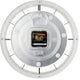 Seiko Clocks, 11" Brushed Metal Wall Clock, White