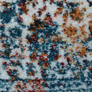MACHINE MADE HEATSET POLYPROPYLENE AREA RUGS -Ivory Color,Oriental Design, [Rectangle] 6'7''x9'