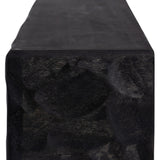 Rough Hewn Fireplace Shelf Mantel, Midnight Black, 36"