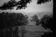 Mist of Valley Forge in Black and White Framed Photo Paper Wall Art Prints, Red Oak, 11" X 14"