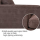 Costway Modern Fabric Couch Sofa Love Seat Upholstered Bed Lounge 2-Seater New