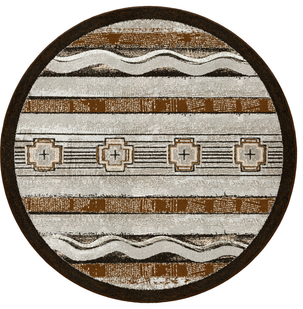 Brand New Old School, Khaki, 8' Round