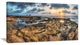 "Rocky African Seashore Panorama" Oversized Beach Wall Art, 40"x20"