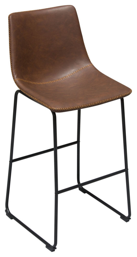 Theo 2 Bar Height Chairs, Chocolate