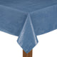 Cafe Deauville 100% Vinyl Tablecloth, Chambray, 52"x52"