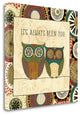 "Spice Road Owl IV" By Veronique Charron, Giclee Print on Gallery Wrap Canvas