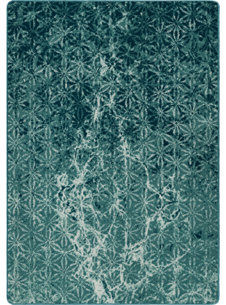 Sea Kissed, Aqua, 5'x8'