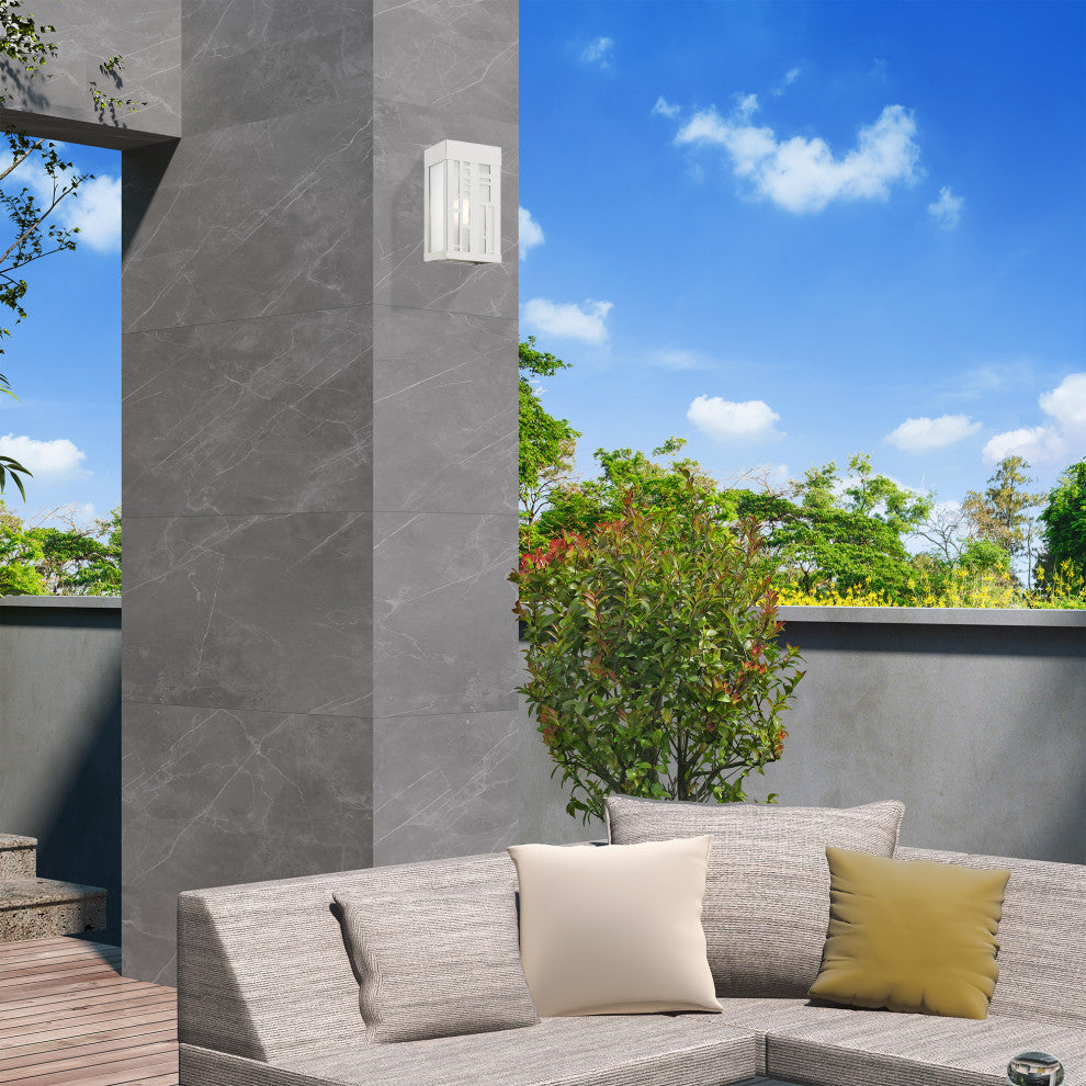Malmo 1 Light Brushed Nickel Outdoor ADA Small Sconce