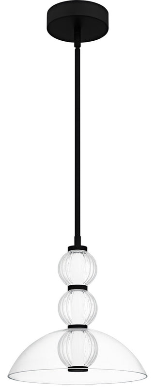 Quoizel PCELW1812 Elway 12"W LED Pendant - Matte Black