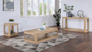 Reeves Table, Black, Coffee Table, Natural, Console Table