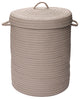 Colonial Mills Hamper Simply Home Solid Shadow Round Hamper With Lid