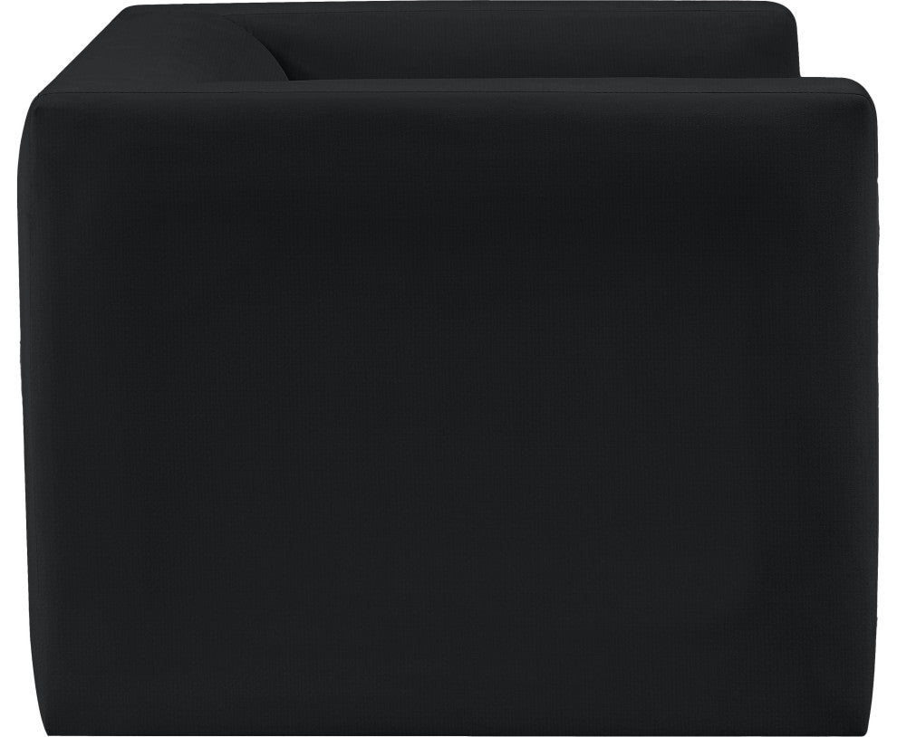 Henson Velvet Upholstered Chair, Black
